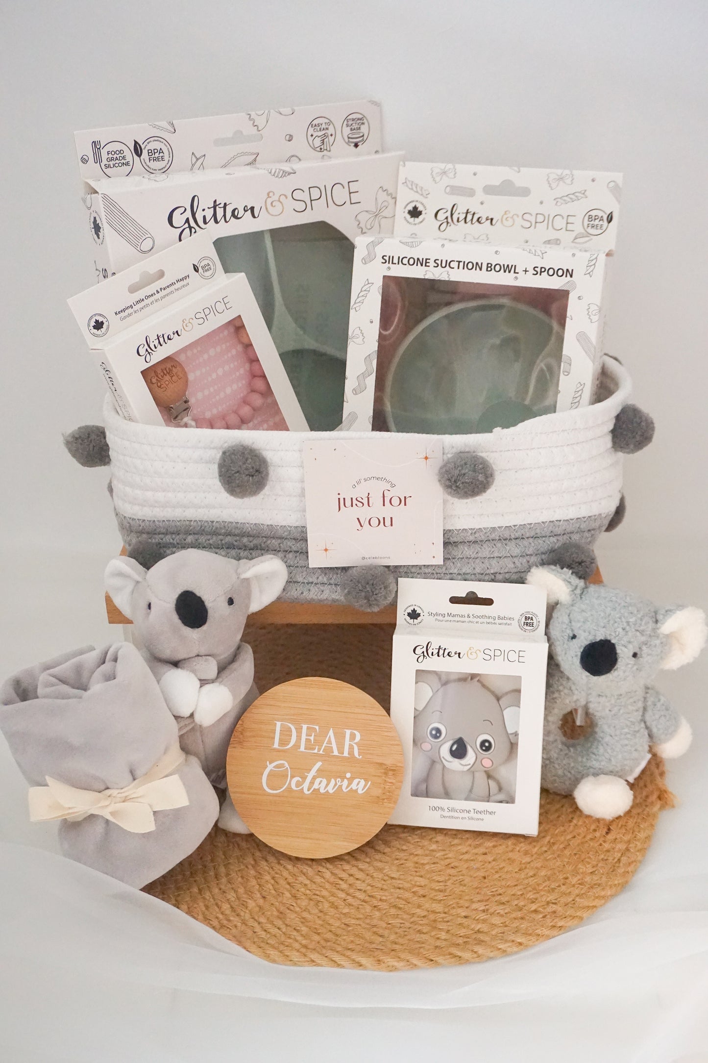  curated customised baby hamper