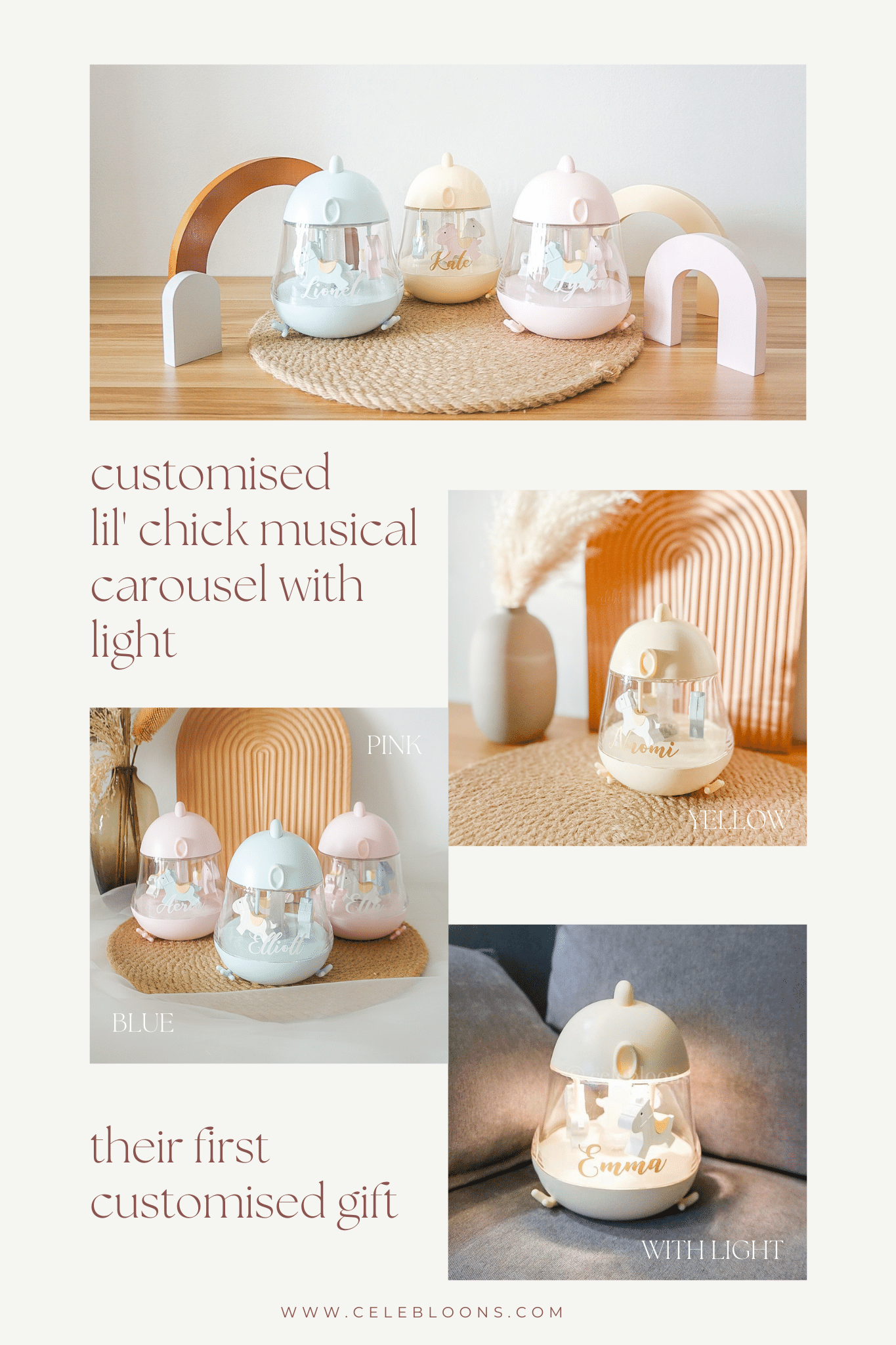  Customised  Lil Chick Carousel with light