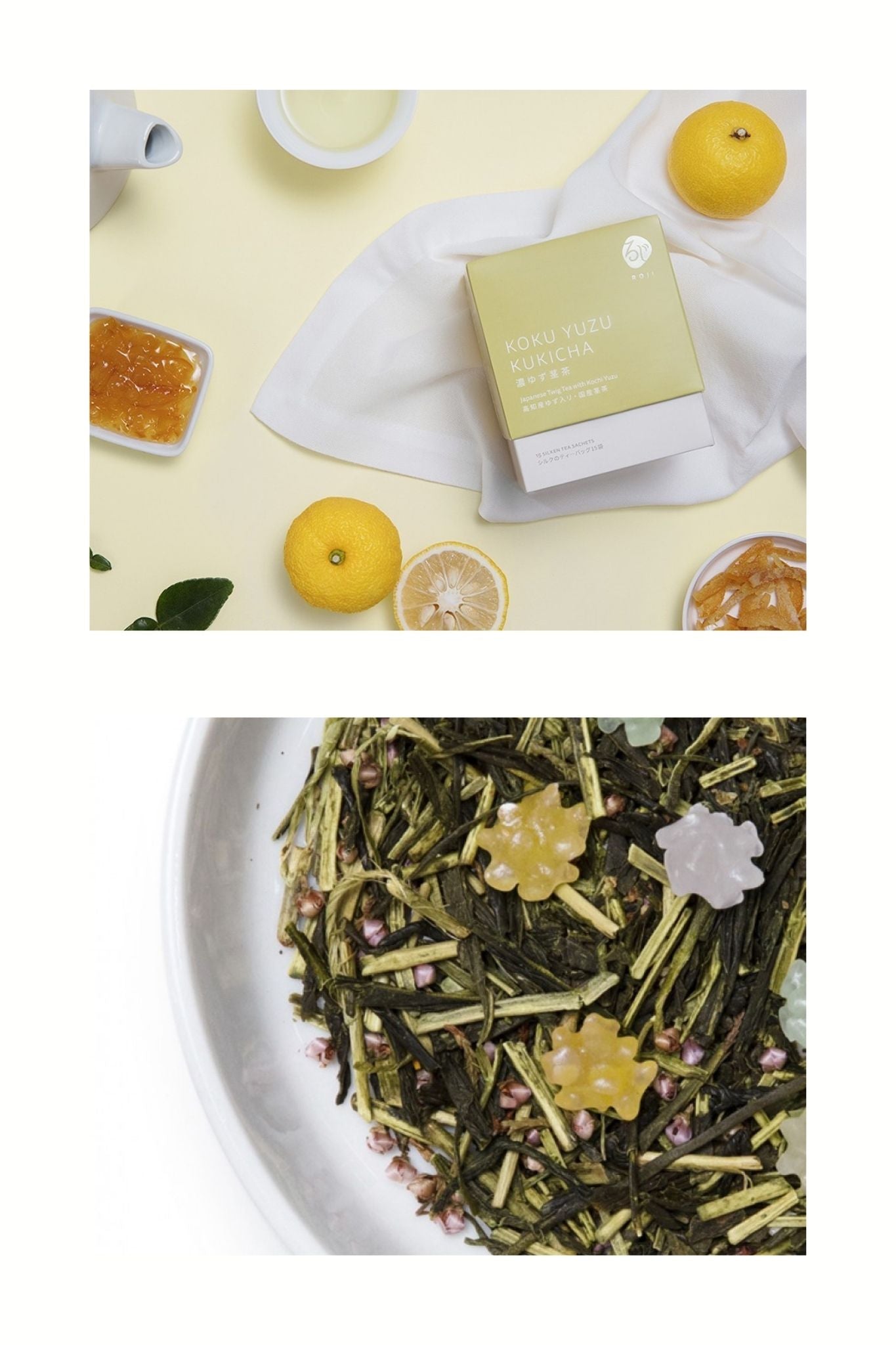 "Enjoy Your Teatime" Add-On - Rojicha Japanese Tea Sachets (4 pc)